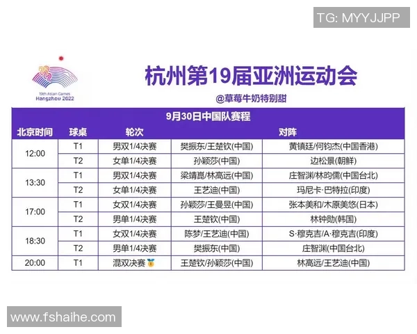 西安乒乓球队在亚运会中的比赛经验与表现分析